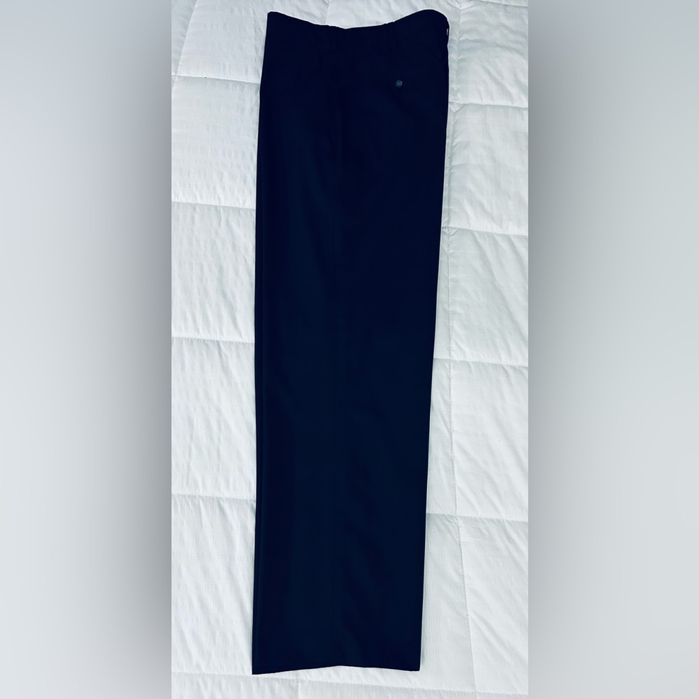 Callaway Men’s Dark Navy Flat Front Classic Golf Pants•36”x32”•Quick Dry - Picture 5 of 9